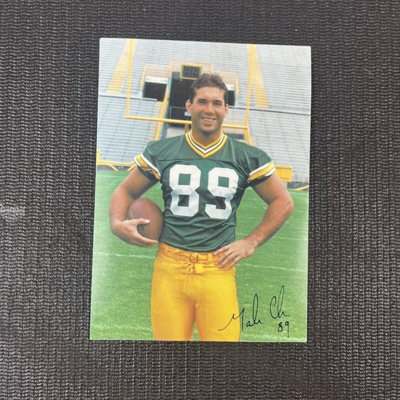 Mark Chmura Green Bay Packers Team Roster Profile Photo Signature 1998 Vintage - Picture 3 of 8